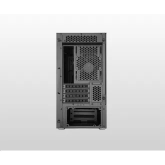 Carcasă Cooler Master Silencio S400 din oțel, mATX, 2 ventilatoare de 120 mm, neagră
