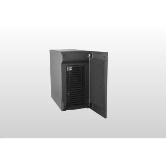 Carcasă Cooler Master Silencio S400 din oțel, mATX, 2 ventilatoare de 120 mm, neagră