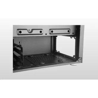 Carcasă Cooler Master Silencio S400 din oțel, mATX, 2 ventilatoare de 120 mm, neagră