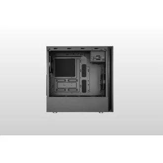 Carcasă Cooler Master Silencio S600 TG, ATX, panou lateral transparent, 2 ventilatoare de 120 mm, negru