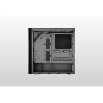 Carcasă Cooler Master Silencio S600 TG, ATX, panou lateral transparent, 2 ventilatoare de 120 mm, negru