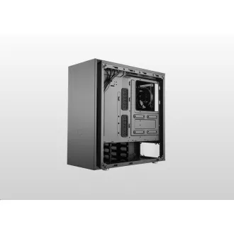 Carcasă Cooler Master Silencio S600 TG, ATX, panou lateral transparent, 2 ventilatoare de 120 mm, negru