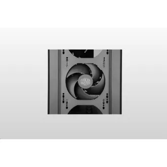 Carcasă Cooler Master Silencio S600 TG, ATX, panou lateral transparent, 2 ventilatoare de 120 mm, negru