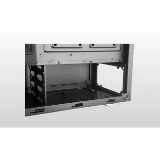Carcasă Cooler Master Silencio S600 TG, ATX, panou lateral transparent, 2 ventilatoare de 120 mm, negru