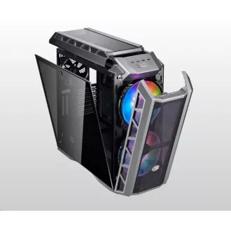 Carcasă Cooler Master MasterCase H500P Mesh ARGB, E-ATX, Mid Tower, gri, fără sursă de alimentare Carcasă Cooler Master MasterCase H500P Mesh ARGB, E-ATX, Mid Tower, gri, fără sursă de alimentare