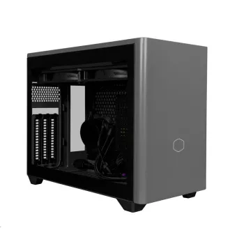 Carcasă Cooler Master MasterBox NR200P Max, mITX, Răcitor de apă, sursă de alimentare 850 W, gri Carcasă Cooler Master MasterBox NR200P Max, mITX, Răcitor de apă, sursă de alimentare 850 W, gri
