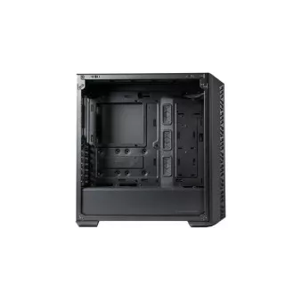 Carcasa Cooler Master MasterBox 520 Mesh, ATX, panou lateral transparent, 3 ventilatoare ARGB de 120 mm, Hub ARGB, negru