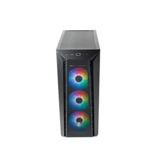 Carcasa Cooler Master MasterBox 520 Mesh, ATX, panou lateral transparent, 3 ventilatoare ARGB de 120 mm, Hub ARGB, negru