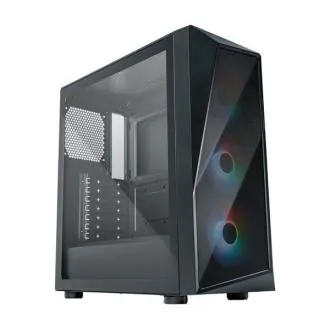 Carcasă Cooler Master CMP 520, ATX, Panou lateral transparent, 3 ventilatoare ARGB de 120 mm, Negru Carcasă Cooler Master CMP 520, ATX, Panou lateral transparent, 3 ventilatoare ARGB de 120 mm, Negru