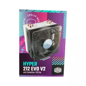 Cooler Master Hyper 212 EVO V2, 120 mm, LGA1851, AM5, negru