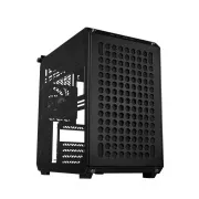 Carcasă Cooler Master Qube 500 Flatpack, E-ATX, Panou lateral transparent, 1x Ventilator 120mm, Negru