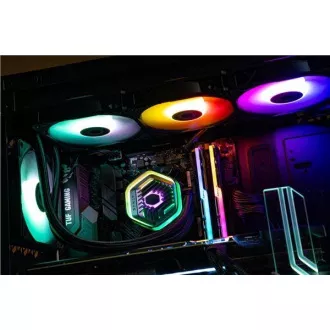 Cooler Master răcitor de apă MasterLiquid 360 Atmos ARGB, 3x120mm, LGA1851, AM5, negru