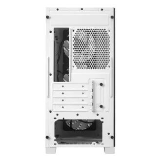 Carcasa Cooler Master Elite 301, mATX, panou lateral transparent, 3 ventilatoare ARGB de 120 mm, alb