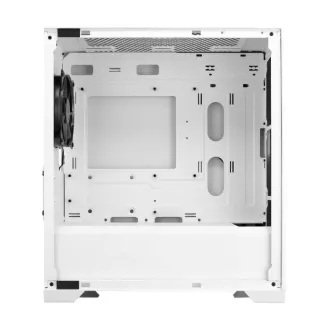 Carcasă Cooler Master Elite 301 Lite, mATX, panou lateral transparent, 1x ventilator de 120 mm, albă