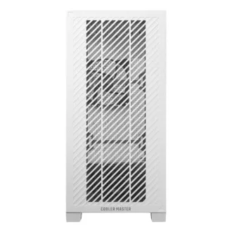 Carcasă Cooler Master Elite 301 Lite, mATX, panou lateral transparent, 1x ventilator de 120 mm, albă