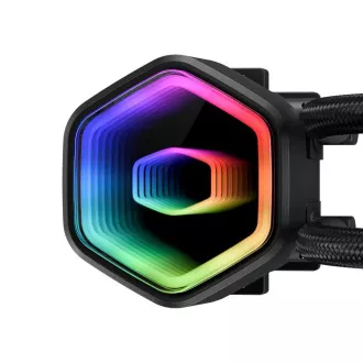 Cooler Master MasterLiquid 240 Core II, răcitor de apă, 2x120mm, LGA1851, AM5, negru