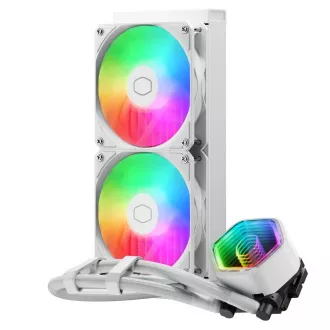 Cooler Master, răcitor de apă MasterLiquid 240 Core II, 2x240mm, LGA1851, AM5, alb