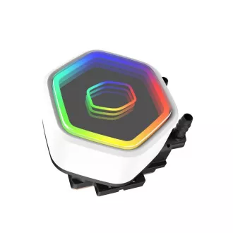 Cooler Master, răcitor de apă MasterLiquid 240 Core II, 2x240mm, LGA1851, AM5, alb