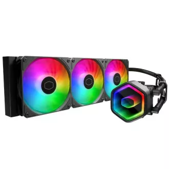 Cooler Master MasterLiquid 360 Core II, răcitor de apă, 3x120mm, LGA1851, AM5, negru