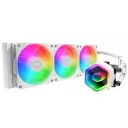 Cooler Master MasterLiquid 360 Core II, răcitor de apă, 3x120mm, LGA1851, AM5, alb