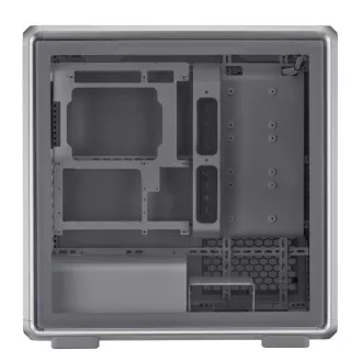Carcasă Cooler Master MasterFrame 600, Panou lateral transparent, ATX, 3 ventilatoare ARGB de 140 mm, 1 ventilator ARGB de 120 mm, Hub ARGB, Argintiu