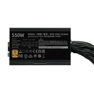 Sursă de alimentare Cooler Master MWE Gold 550W V3, 120mm, 80+ Gold, ATX 3.1