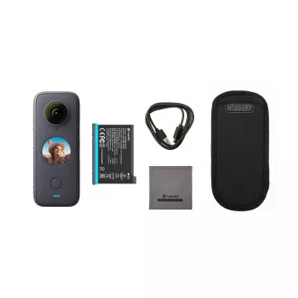 Cameră de acțiune pentru exterior Insta360 ONE X2, rezistentă la apă, lentile duble 360°, 30 fps, control vocal Cameră de acțiune pentru exterior Insta360 ONE X2, rezistentă la apă, lentile duble 360°, 30 fps, control vocal