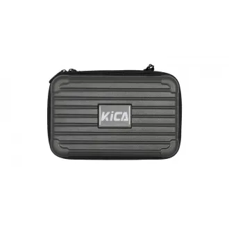 Pistol de masaj KiCA Pro Ecran tactil 3 moduri 3 capete Avion cu penetrare dublă Gri aluminiu