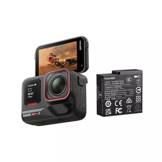 Cameră de acțiune Insta360 Ace Pro 2, senzor de 1/1,3", optică Leica, ecran tactil de 2,5", 8K la 30 FPS + baterie