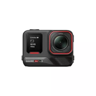 Cameră de acțiune Insta360 Ace Pro 2, senzor de 1/1,3", optică Leica, ecran tactil de 2,5", 8K la 30 FPS + baterie