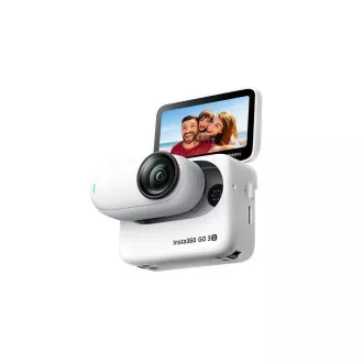 Insta360 GO 3S - cameră de acțiune magnetică miniaturală cu 128 GB, albă Insta360 GO 3S - cameră de acțiune magnetică miniaturală cu 128 GB, albă