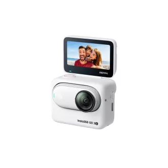 Insta360 GO 3S - cameră de acțiune magnetică miniaturală cu 128 GB, albă Insta360 GO 3S - cameră de acțiune magnetică miniaturală cu 128 GB, albă