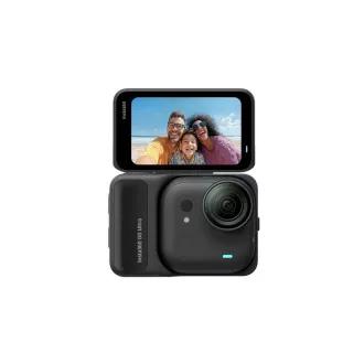 Cameră de acțiune miniaturală Insta360 GO Ultra, 4K Ultra HD, 60fps, sistem de montare magnetic, neagră