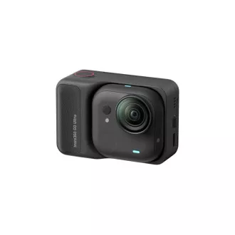 Cameră de acțiune miniaturală Insta360 GO Ultra, 4K Ultra HD, 60fps, sistem de montare magnetic, neagră