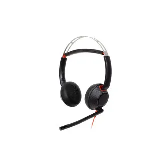 Căști Poly Blackwire 5220, mufă de 3,5 mm + adaptor USB-C/A, stereo Căști Poly Blackwire 5220, mufă de 3,5 mm + adaptor USB-C/A, stereo