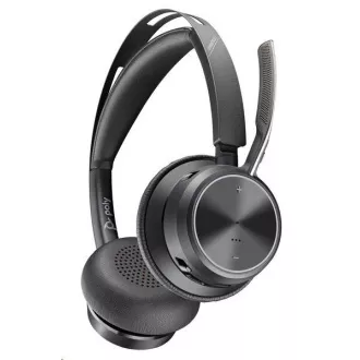 Căști wireless Poly Voyager Focus 2 MS Teams, adaptor USB-A/C, stereo