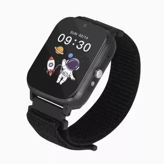 Garett Smartwatch pentru copii Tech 4G negru velcro