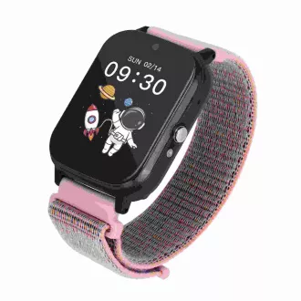 Garett Smartwatch pentru copii Tech 4G roz velcro