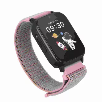 Garett Smartwatch pentru copii Tech 4G roz velcro
