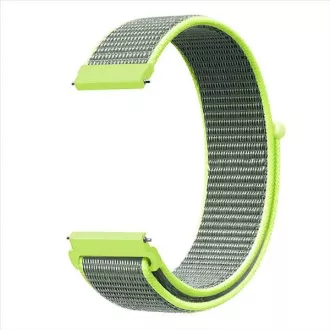 Curea Garett verde 22 mm pentru COPII TECH