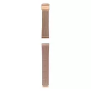 Curea universală Garett 20 mm, metal auriu-roz, tip plasă