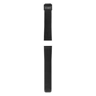 Curea universală Garett 20 mm, metal negru, tip plasă