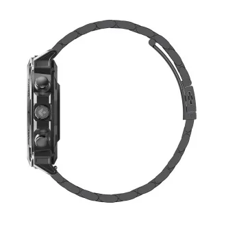 Ceas inteligent Garett Atom din oțel negru