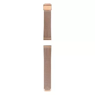 Curea universală Garett 18 mm, metal auriu-roz, tip Mesh auriu-roz