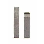 Curea universală Garett 18 mm, metal argintiu, tip plasă