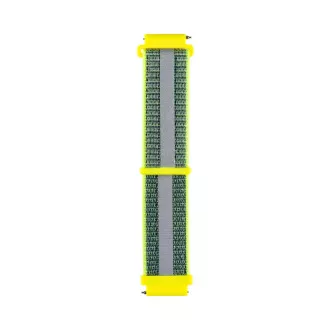 Curea universală Garett Kids 20 mm, verde reflectorizantă