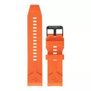 Curea universală Garett 22 mm, silicon portocaliu