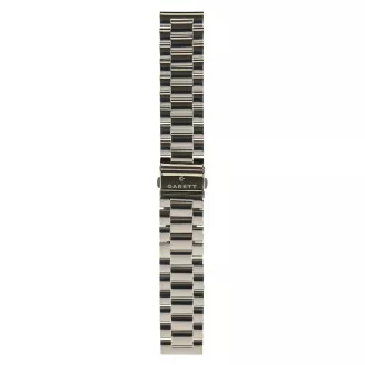 Curea universală Garett 22 mm, metal argintiu, tip Solid