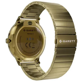Ceas inteligent Garett Verona 2 auriu, oțel solid Ceas inteligent Garett Verona 2 auriu, oțel solid