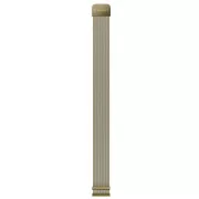 Curea universală Garett 20 mm, metal auriu, tip plasă